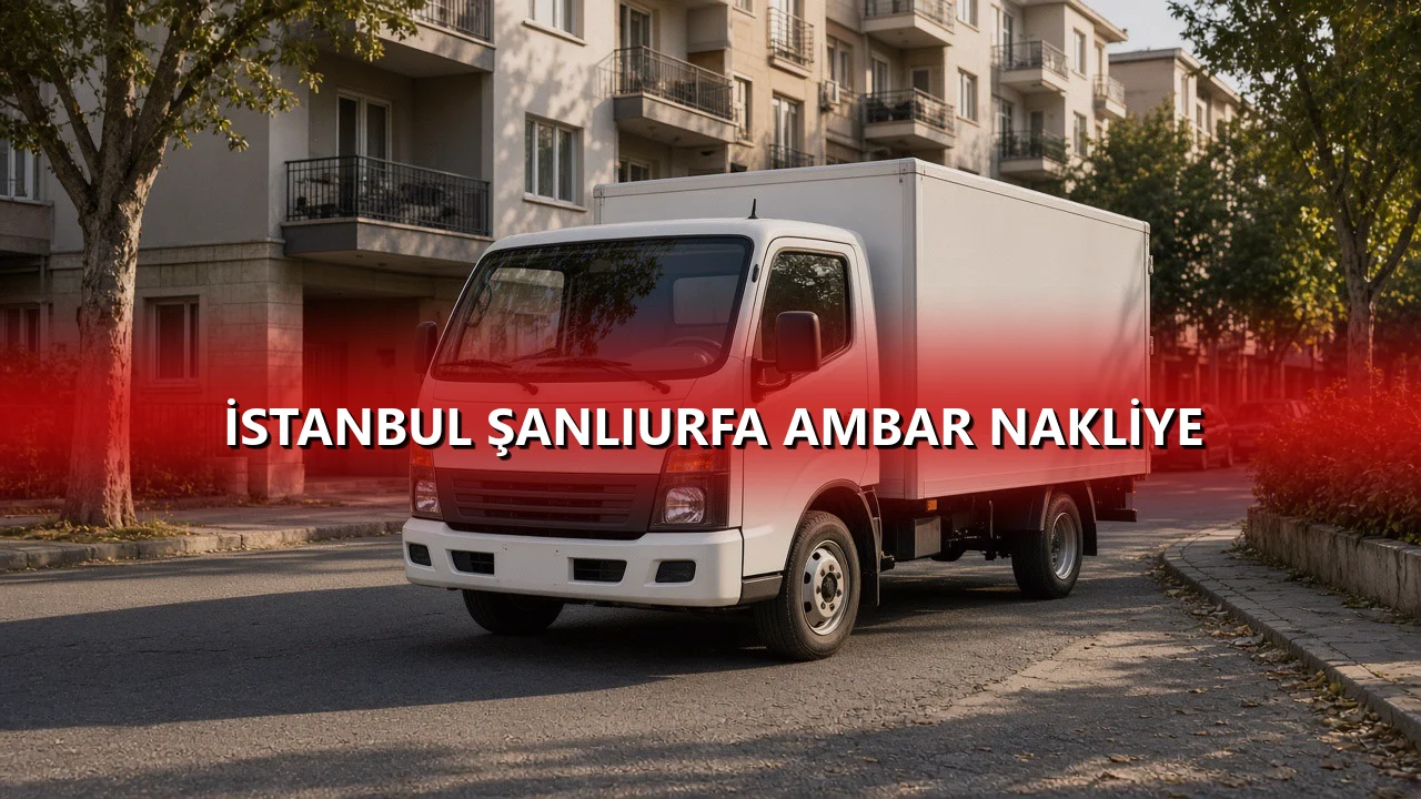 İstanbul Şanlıurfa Ambar Nakliye