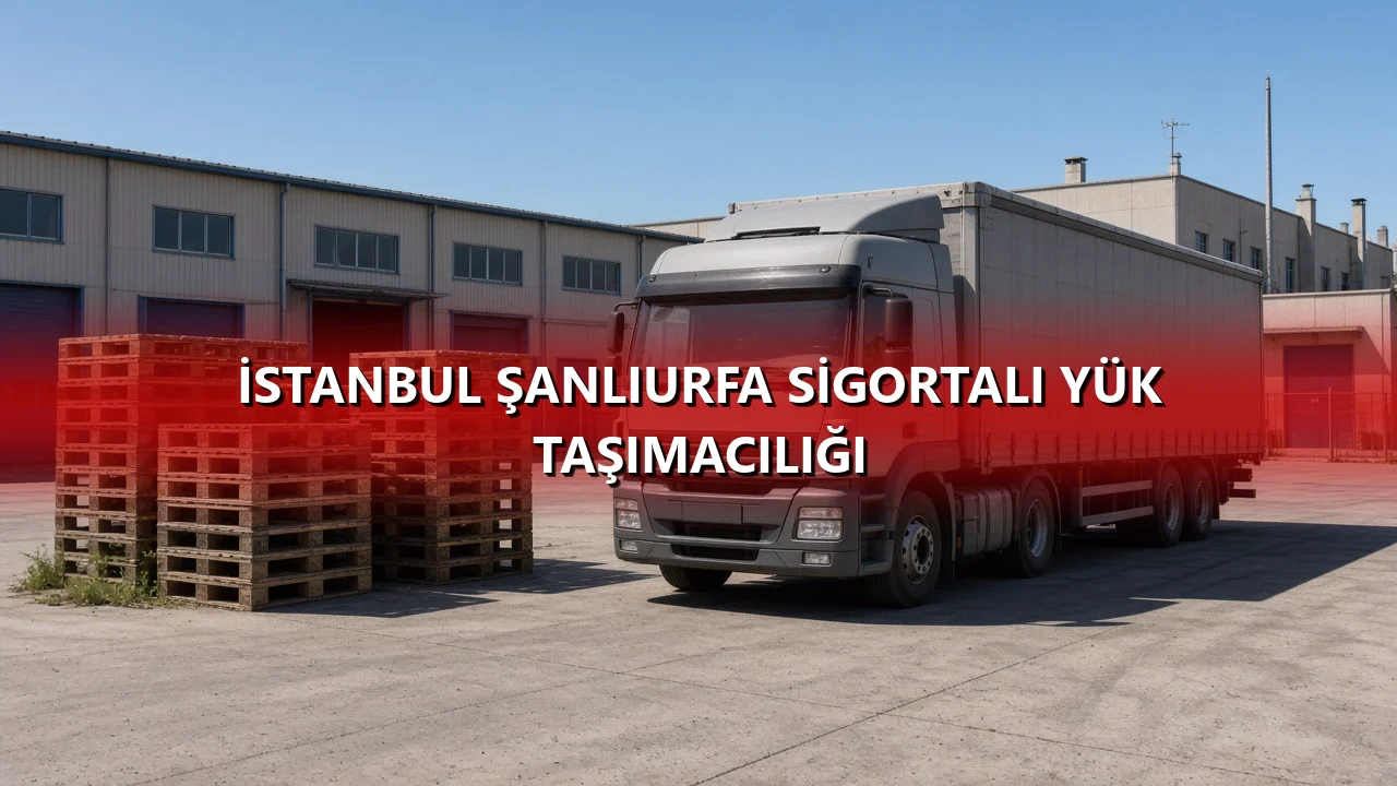 İstanbul Şanlıurfa Sigortalı Yük Taşımacılığı